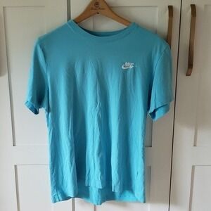 Nike Shirt Mens M Blue Classic Tee Short Sleeve Comfy Top